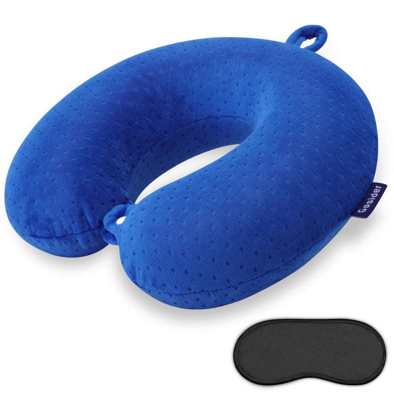 Gosider Neck Pillow for Travel Pillow Memory Foam U Shape Comfortable Travel Neck Pillow Head Neck Support Airplane Pillow for Traveling Car Home Office Travel Neck Flight Pillow - Image 2