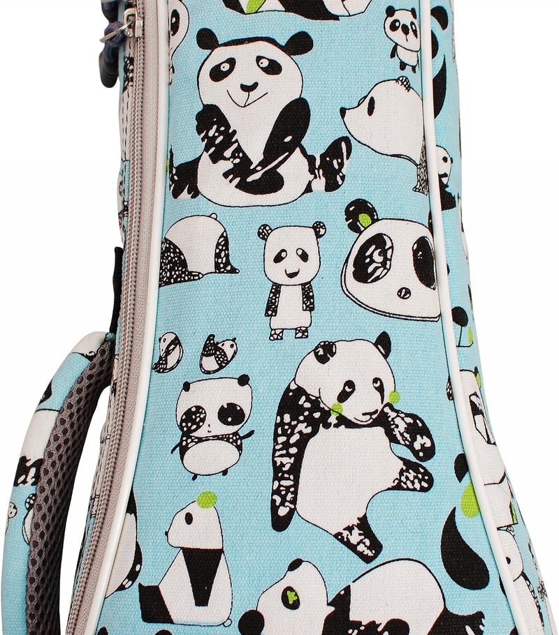 MUSIC FIRST Cotton Panda Ukulele Case for 21" Soprano Ukulele - Image 5
