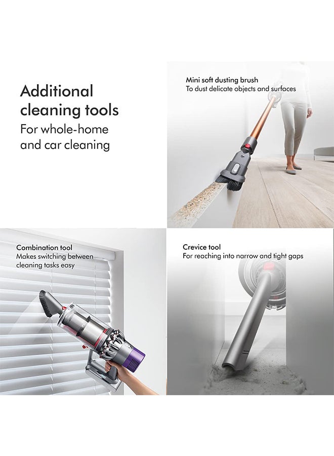 dyson Renewed - V11 Absolute Cordless Vacuum Cleaner | Powerful | 2 Year Warranty incl accidental damage protection | Bagless filtration | LCD Screen and 3 power modes | 185 Airwatts, 0.77L bin, 60 mins runtime 185 W V11 blue - Image 3