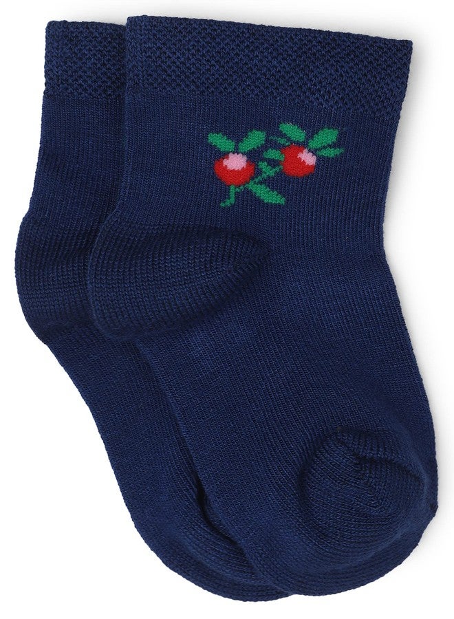 BODYCARE Girls Ankle Length Socks Navy - Image 5