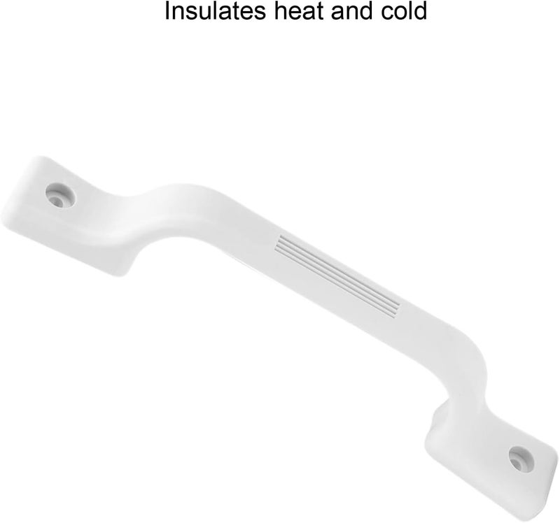 Akozon Grab Handle,Rv Door Handle Grab Bar 9.25in Plastic Rv Entry Handle Grab Bar White for RV Trailer Camper Motor Home Yacht - Image 5