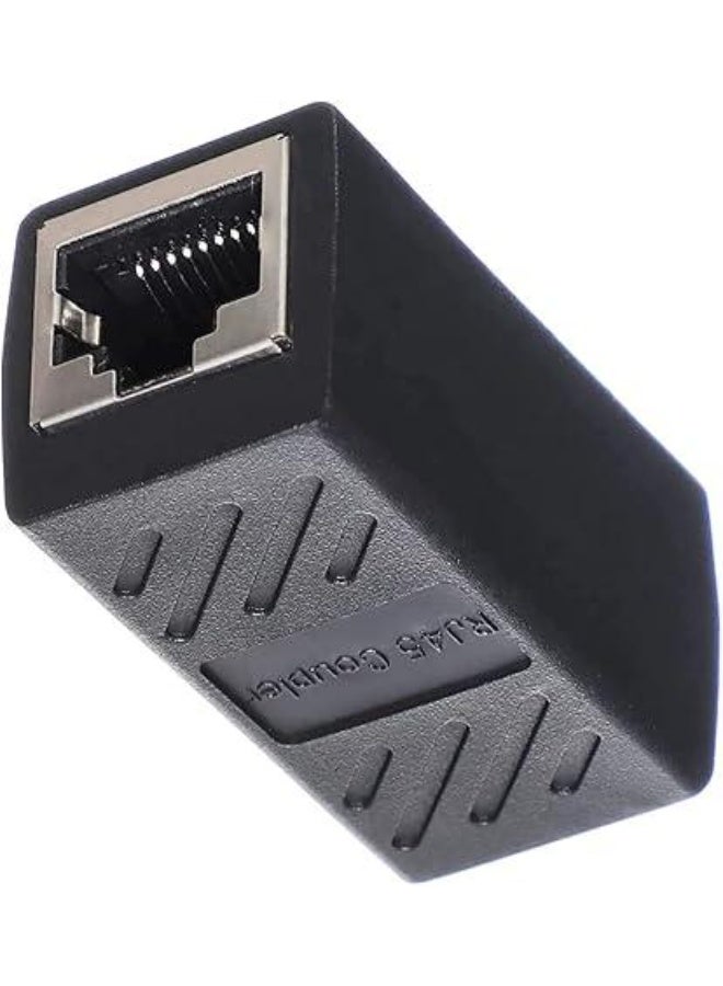 محول تمديد شبكة RJ45 جيجابت أنثى إلى أنثى، وصلة تمديد كابل إيثرنت عالية السرعة، متوافق مع كابلات Cat7 وCat6 وCat5e، دعم نقل بيانات ثابت وسريع للاستخدام المنزلي والمكتبي - Image 4