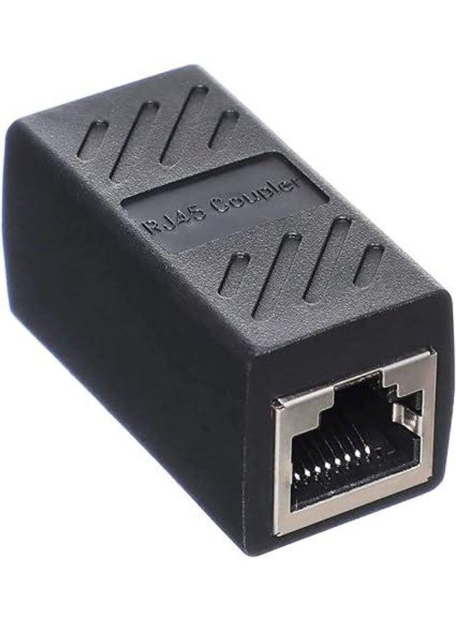 محول تمديد شبكة RJ45 جيجابت أنثى إلى أنثى، وصلة تمديد كابل إيثرنت عالية السرعة، متوافق مع كابلات Cat7 وCat6 وCat5e، دعم نقل بيانات ثابت وسريع للاستخدام المنزلي والمكتبي - Image 1