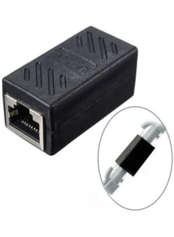محول تمديد شبكة RJ45 جيجابت أنثى إلى أنثى، وصلة تمديد كابل إيثرنت عالية السرعة، متوافق مع كابلات Cat7 وCat6 وCat5e، دعم نقل بيانات ثابت وسريع للاستخدام المنزلي والمكتبي - Image 3