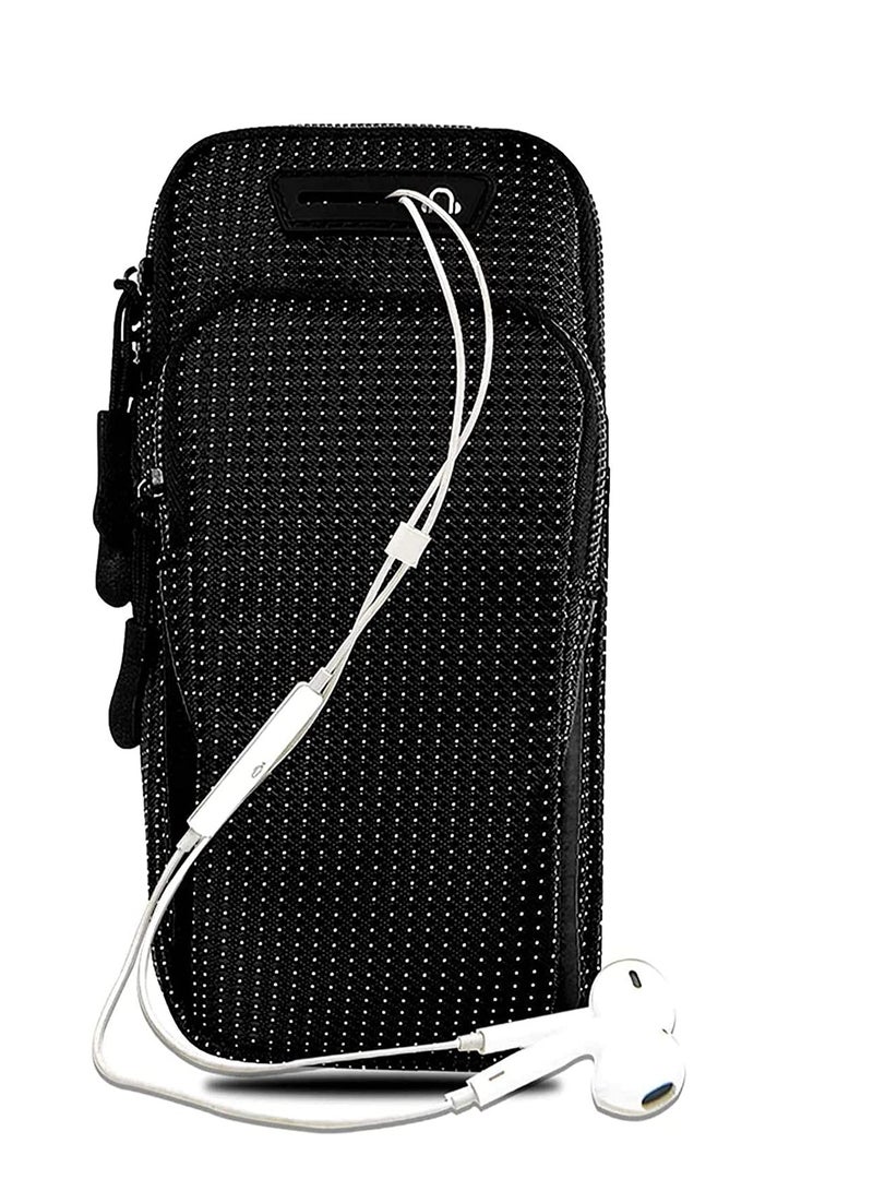 Zikra Armband for Running Workout for iPhone 12 11 Pro Max Xs Xr X 8 7 6s 6 Plus Cell Phone Holder, for Samsung Galaxy Note S10 S9, Waterproof Phone Pouch for Running iPhone Armband Men Women - Image 1