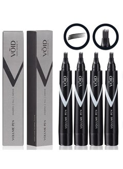 VOID Homme VOID Homme Beard Pen Filler for Men (Pack of 4) Instant Beard Pen & Filler Beard Pencil, Easy Beard Pen Liner, Beard Filler Pen for Beard Filling Pen Kit & Beard Marker, Waterproof Pen (Black)  - Image 1