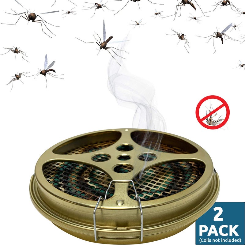 W4W Portable Mosquito Coil Holder - Mosquito Coil & incense burner for Outdoor use, Pool side, Patio, Deck, Camping, Hiking, etc... (includes Set of 2 Holders) - Image 5