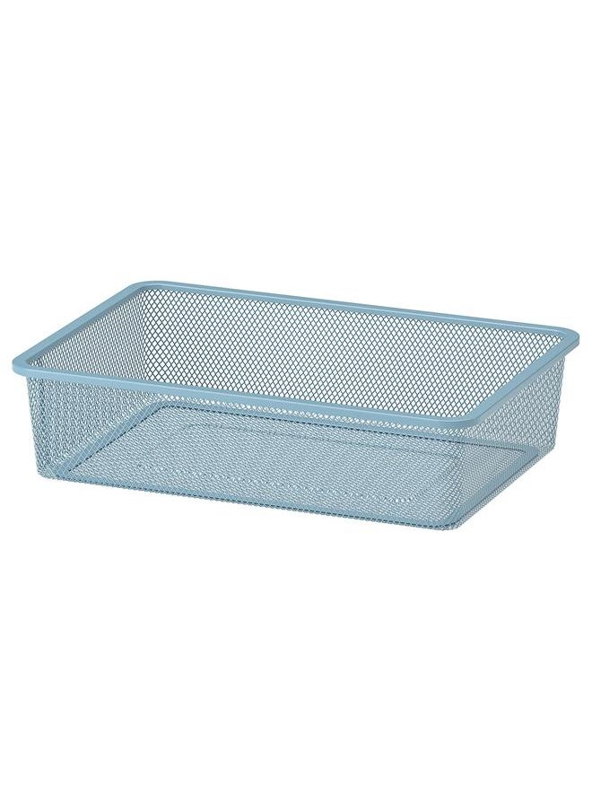Green Tiger Mesh storage box, grey-blue, 42x30x10 cm  - Image 1
