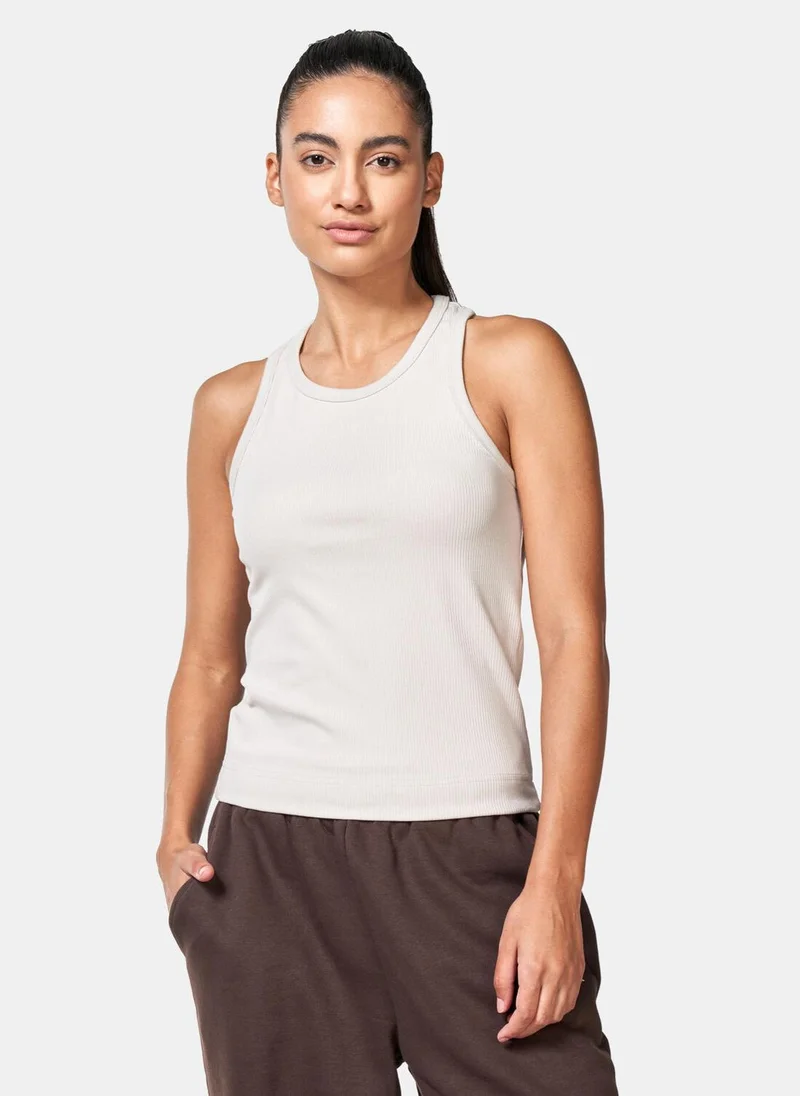 New Balance Women's Linear Heritage Racer Tank Top