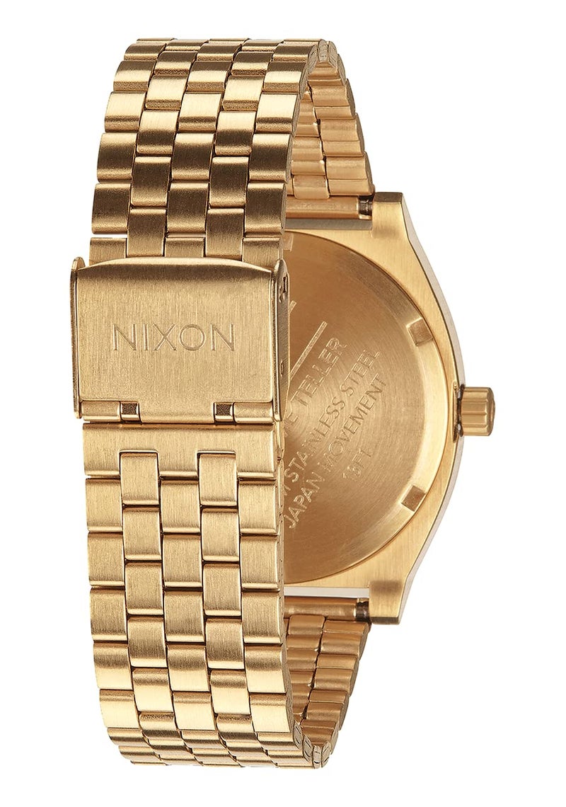 NIXON Time Teller A045-100m Water Resistant Men's Analog Fashion Watch (37mm Watch Face, 19.5mm-18mm Stainless Steel Band) - Image 3