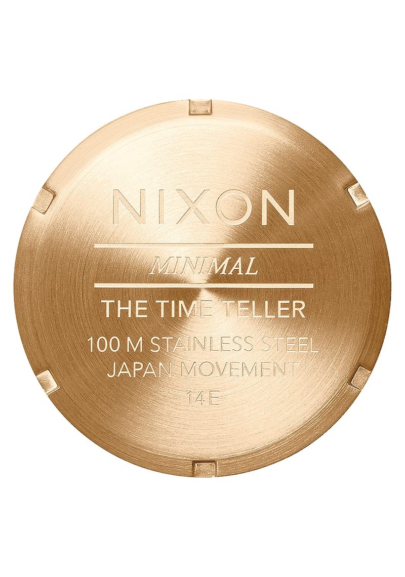 NIXON Time Teller A045-100m Water Resistant Men's Analog Fashion Watch (37mm Watch Face, 19.5mm-18mm Stainless Steel Band) - Image 5