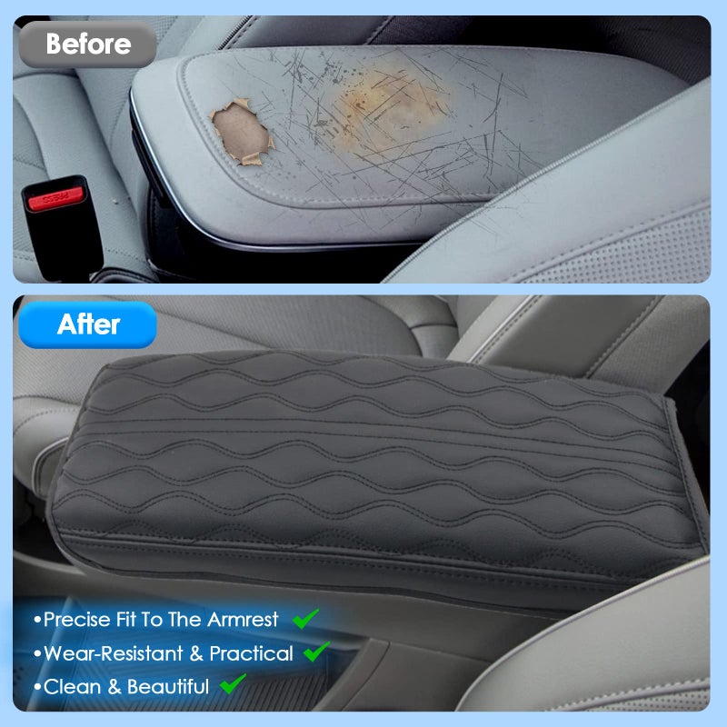 Coleya 2022 2023 2024 Ioniq 5 Center Console Cover for Hyundai Ioniq 5 (SE/SE Standard Range/SEL/Limited), Waterproof&Cushion Lether 2025 Console Armrest Cover 2025 2024 Ioniq 5 Accessories (Padded) - Image 5