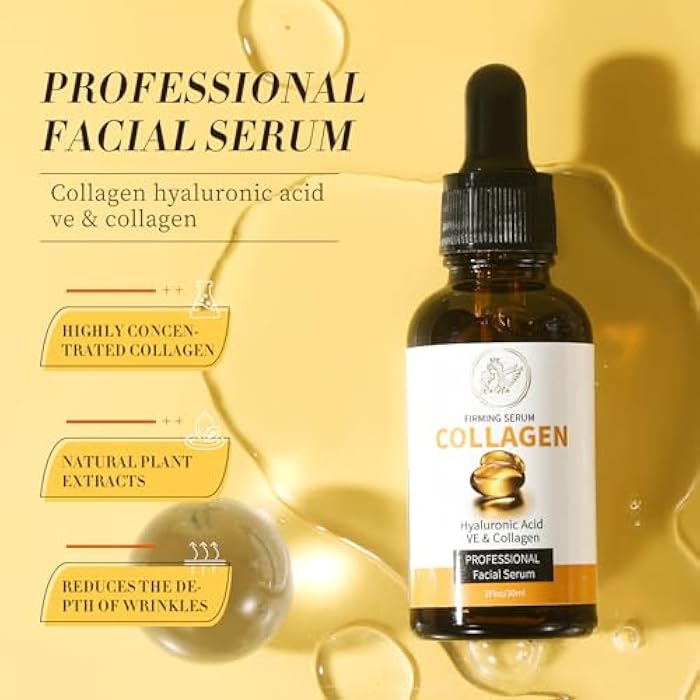 RaNa Facial Serum. Collagen Hyaluronic Acid with Vitamin E, Lifting, Moisturizer, Whitening, Nourishing - Image 2