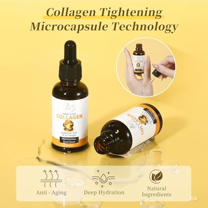 RaNa Facial Serum. Collagen Hyaluronic Acid with Vitamin E, Lifting, Moisturizer, Whitening, Nourishing - Image 5