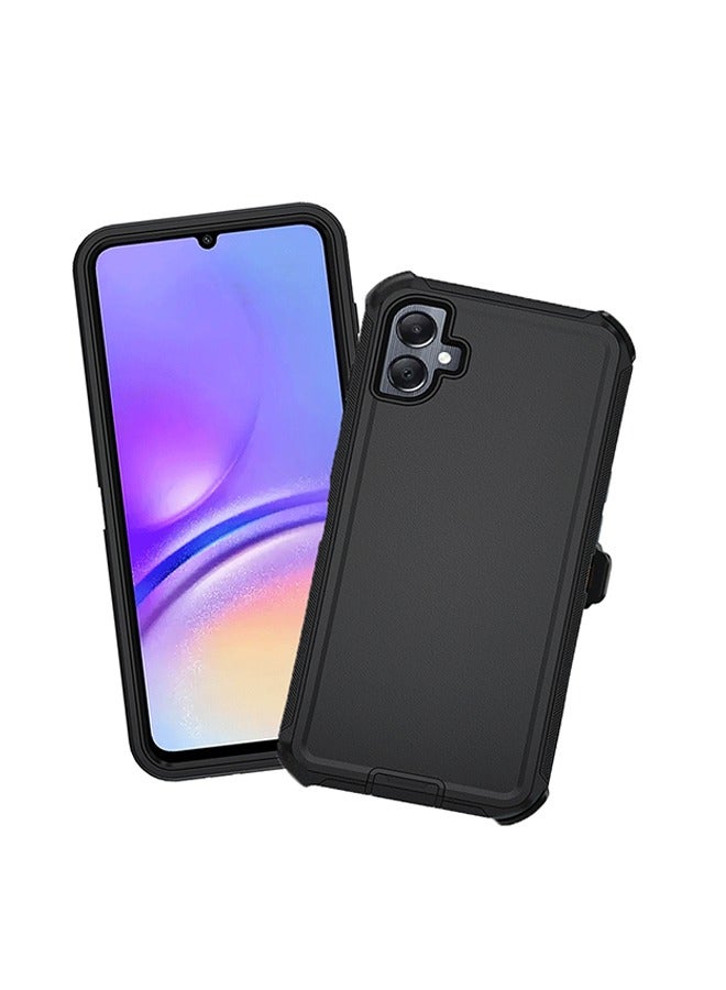SNBFA Samsung Galaxy A05 4g Case, Protective Cell Phone Cover, Super Military Grade Duty Hard Shockproof Armor Protector Case Cover Accessory with Belt Clip Holster for Samsung Galaxy A05 4g, Black - Image 2