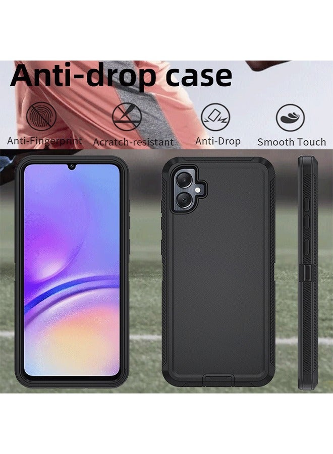 SNBFA Samsung Galaxy A05 4g Case, Protective Cell Phone Cover, Super Military Grade Duty Hard Shockproof Armor Protector Case Cover Accessory with Belt Clip Holster for Samsung Galaxy A05 4g, Black - Image 5