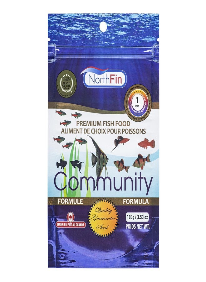 Northfin Fish Food Community Formula Slow Sinking Pellets (1mm 100g) - Image 2