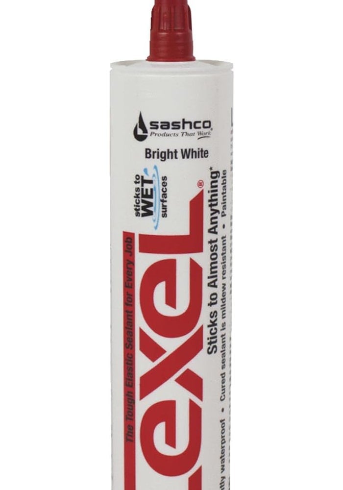 Sashco Sealants 13030 10.5 oz. White Lexel Adhesive Caulk