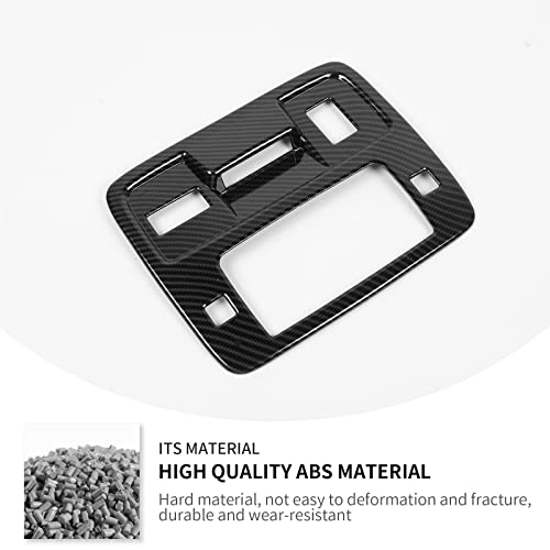 Jimen Reading Light Panel Cover Trim for 2010-2015 Chevrolet Camaro, Inner Accessories (Carbon Fiber) - Image 3
