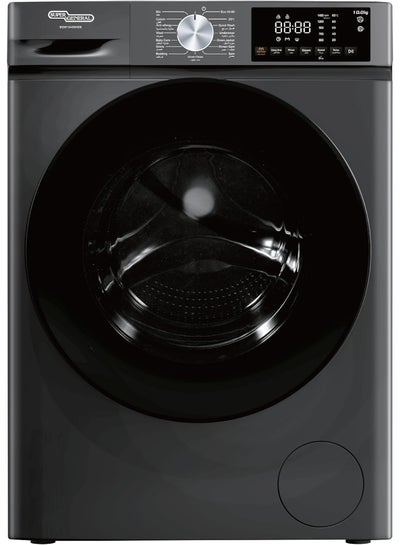 SUPER GENERAL 10 Kg Front Load Washing Machine, 1400 Rpm With Inverter Motor, Electronic Control 15 Programs With Quick And One Touch Wash, Built In Heater , Led Display SGW10450HDS Dark Silver