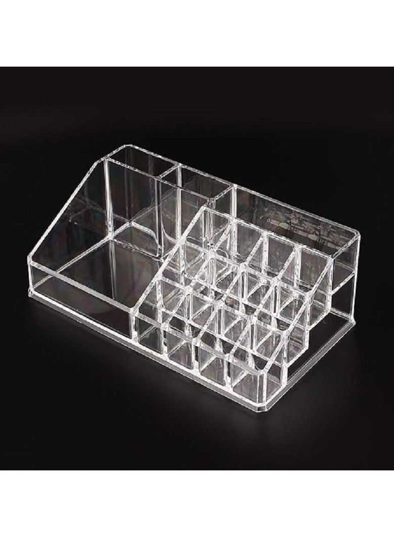 Generic Acrylic Makeup Organizer - Brush Holder, Lipstick Organizer, Cosmetic Accessories Display Stand - Image 3