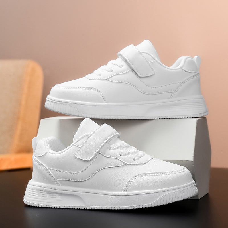 Children'S White Shoes 2025 Boys' Sports Shoes Breathable Girls' Sneakers Kindergarten Children'S Day Performance Shoes - Image 5