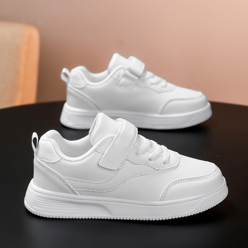 Children'S White Shoes 2025 Boys' Sports Shoes Breathable Girls' Sneakers Kindergarten Children'S Day Performance Shoes - Image 2