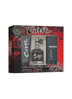 Liz Claiborne Curve Crush M Set Cologne 75ML, ASB 100ML, Deo Stick 50G 
