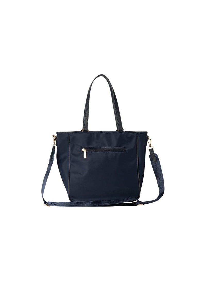 Bata Embossed Front Pocket Tote Bag with Detachable Strap - Image 2