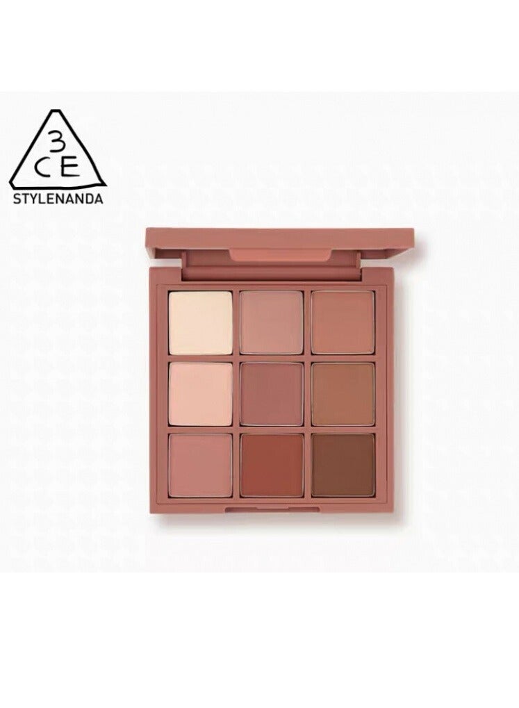 3CE nine color eye shadow palette