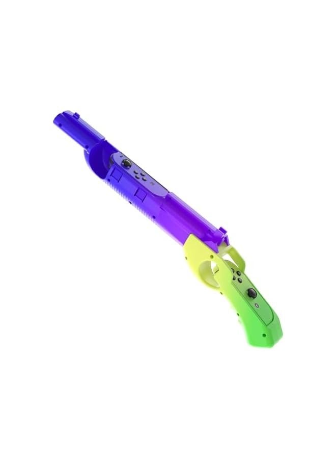 PROMASS Game Gun Compatible with Switch/OLED, Replacement Gun Controller Gaming Accessory for N-Switch Shooting Games, Replacement for Joy-Con Gun Controller Game, (Splatoon 3) - Image 1