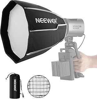 Neewer Neewer NEEWER 12"/30cm Octagonal Softbox with NEEWER Mount, Quick Folding Quick Set Up Mini Softbox with - Image 1