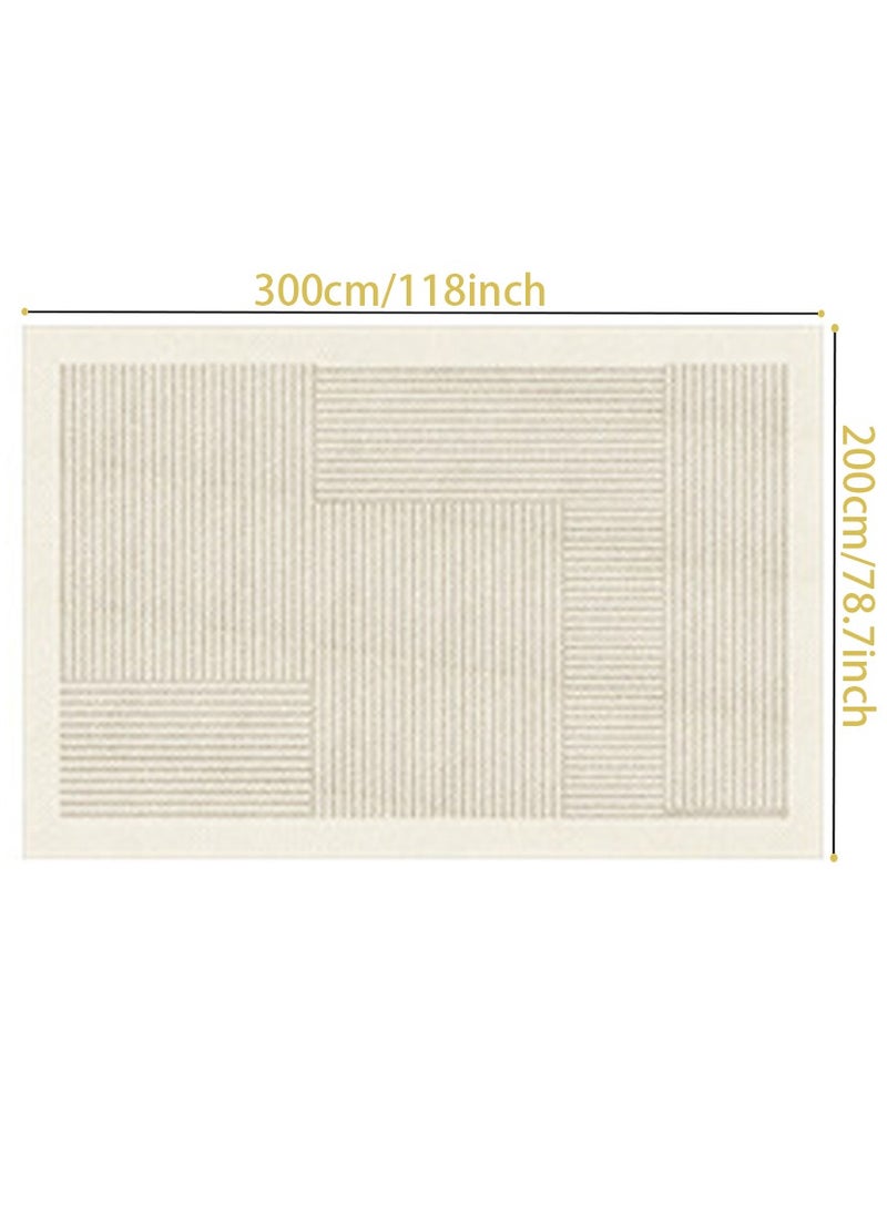 Generic - Boho Area Rugs 200x300cm Water-proof Modern Large Rug Non-Slip Carpet Multisize Geometric Pad Oriental Mat for Dining Room Home Bedroom Living Room Decor (A) - Image 1
