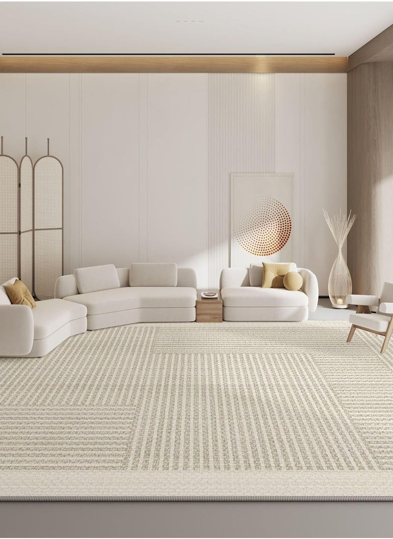 Generic - Boho Area Rugs 200x300cm Water-proof Modern Large Rug Non-Slip Carpet Multisize Geometric Pad Oriental Mat for Dining Room Home Bedroom Living Room Decor (A) - Image 1