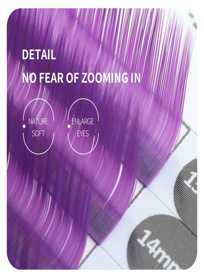 ANNAFRIS Colored Eyelash Extension Classic Purple 0.07 D Curl 8-15mm Mixed Volume Lash Extension Individual False Eye Lashes With Color By ANNAFRIS (Classic Purple,0.07 D 8-15mm Mix) - Image 4