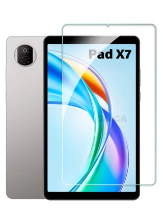 واقي شاشة مقوى لجهاز Honor Pad X7، زجاج مقوى بدرجة صلابة 9H، سهل التركيب بدون فقاعات، تغطية كاملة ومقاوم للخدوش، متوافق مع أغلفة الحماية - شفاف