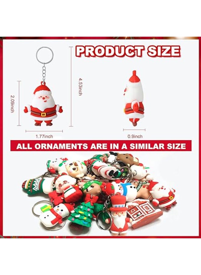 20 pieces - Christmas Rubber Keychains Bulk - Image 3