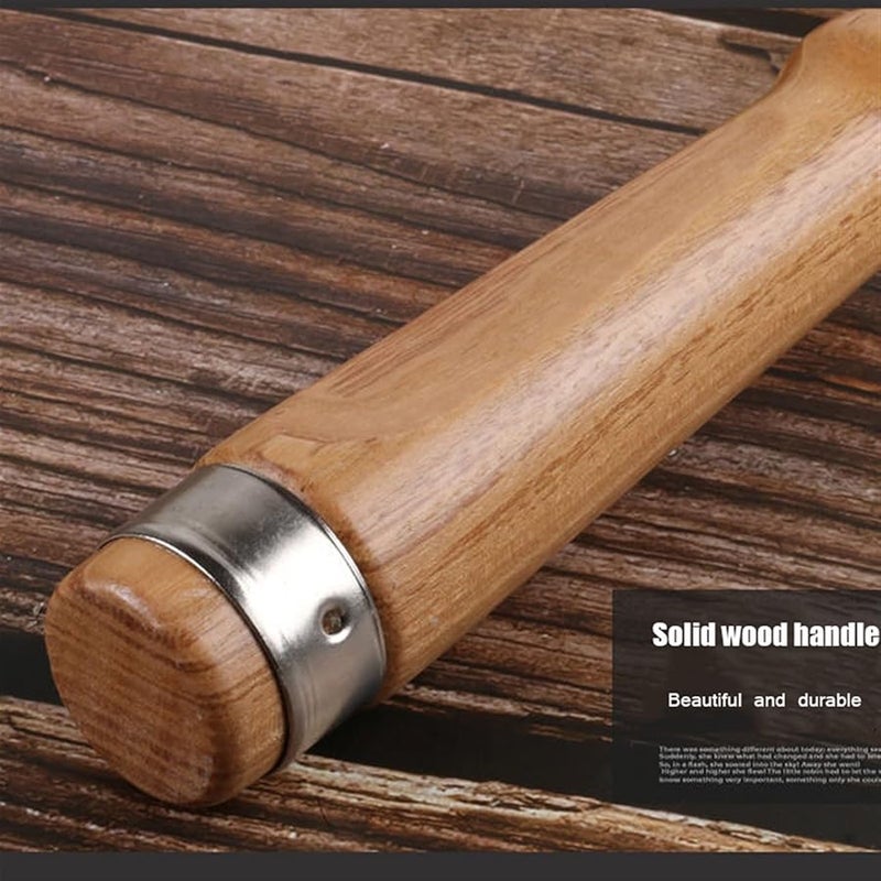 Chrome Vanadium Steel Carpenter Chisel Set Wood Carving Gouge Tool 18mm 24mm - Image 5