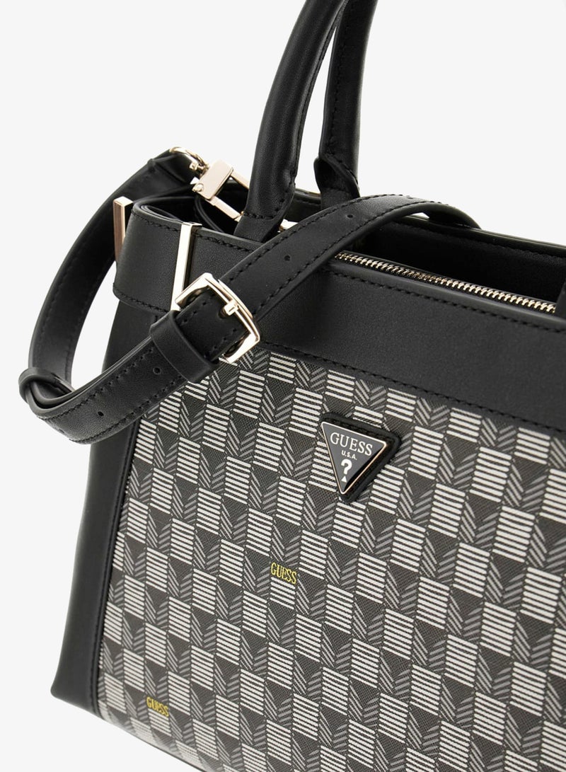 GUESS G Wave II Satchel Bag - Image 3