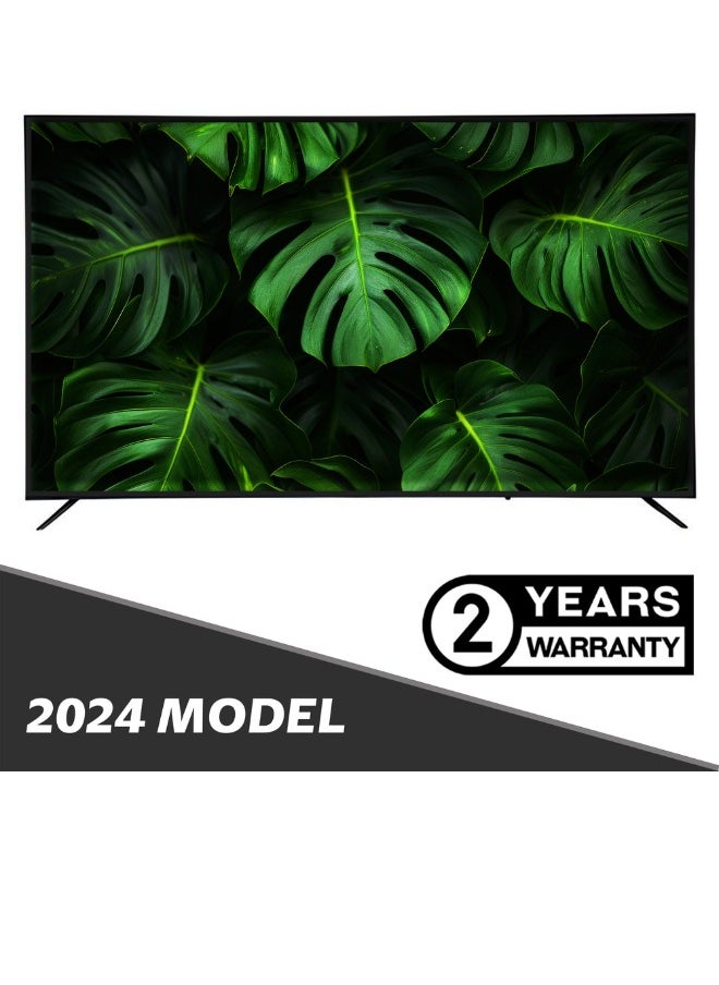 General Gold Smart TV 70" QLED 4K UHD, 2024 NEW Model, WebOS Television, WiFi Bluetooth, Voice Recognition, Frameless Design, Netflix, YouTube, Prime Video