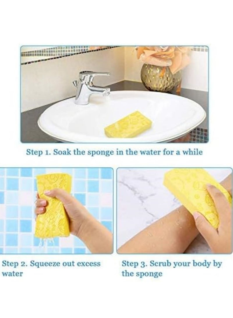 Oasisgalore 3 Pcs Ultra Soft Exfoliating Sponges, PVA Bath Sponges for Kids & Adults, Body Cleansing Supplies  - Image 4