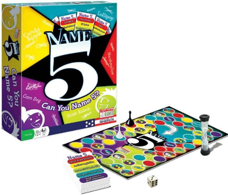 Endless Games Name 5 - Fun Family Party Game for All Ages - Image 2