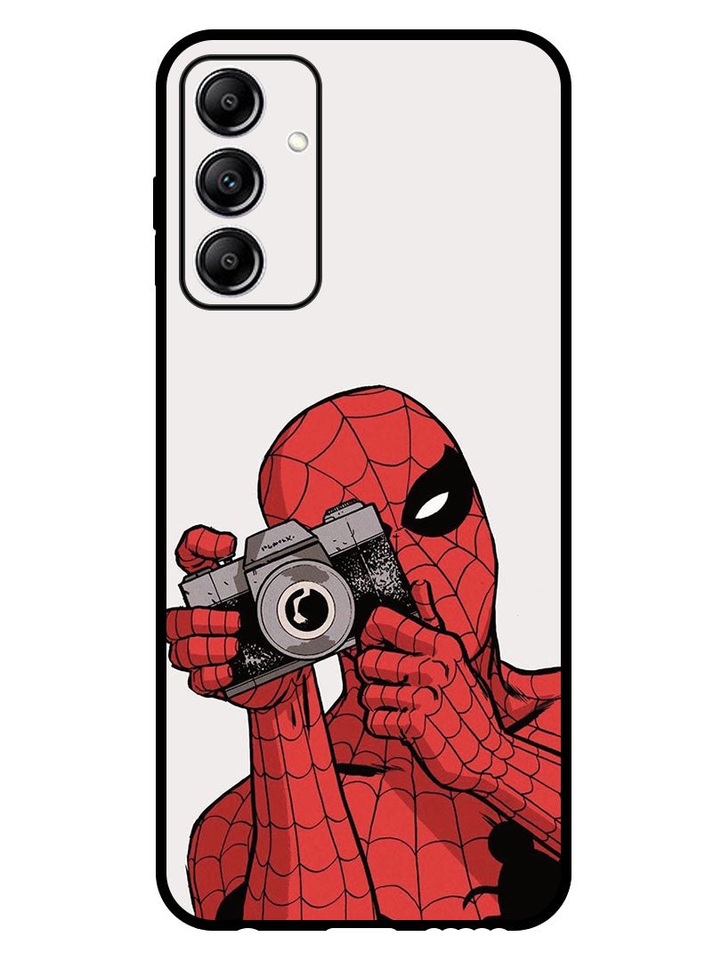Theodor Protective Case Anti Scratch Shock Proof Bumper Cover For Samsung Galaxy A25 Spiderman Taking Picture - Image 1