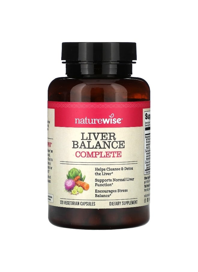NatureWise NatureWise, Liver Balance Complete, 120 Vegetarian Capsules  - Image 1