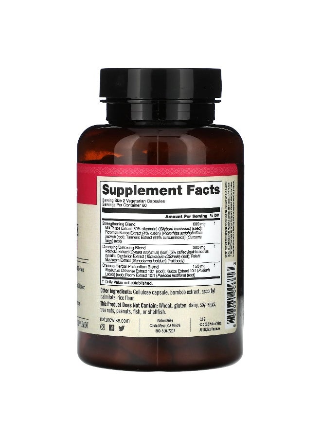 NatureWise NatureWise, Liver Balance Complete, 120 Vegetarian Capsules  - Image 2