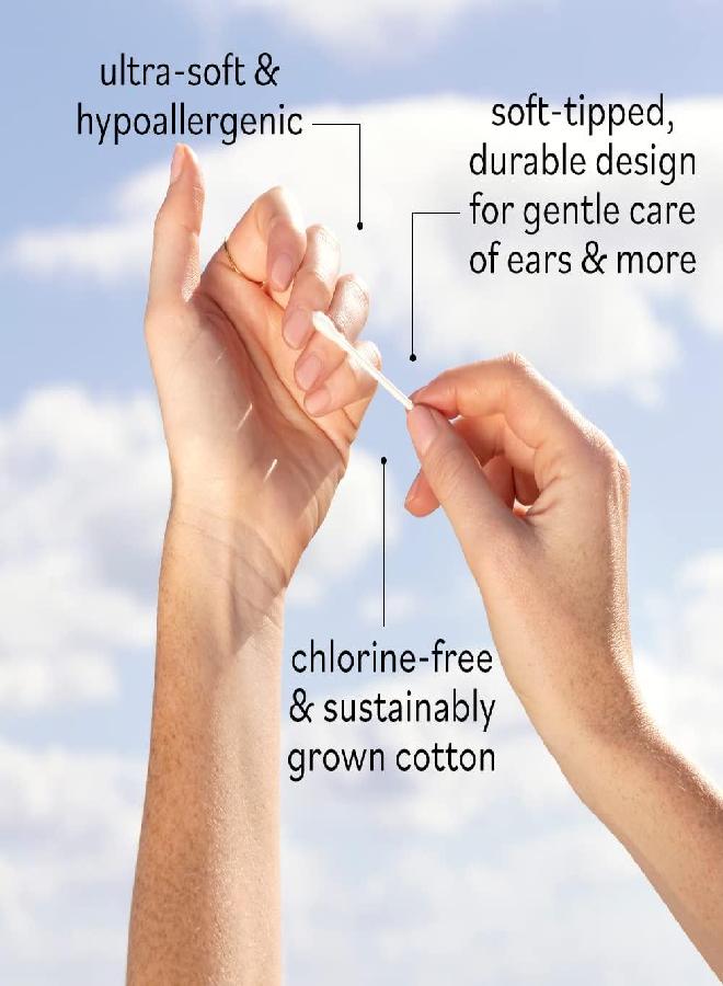Sky Organics Sky Organics Organnic Cotton Swabs for Sensitive Skin, 100% Pure GOTS Certified Organic for Beauty & Personal Care, 500 ct. - Image 1