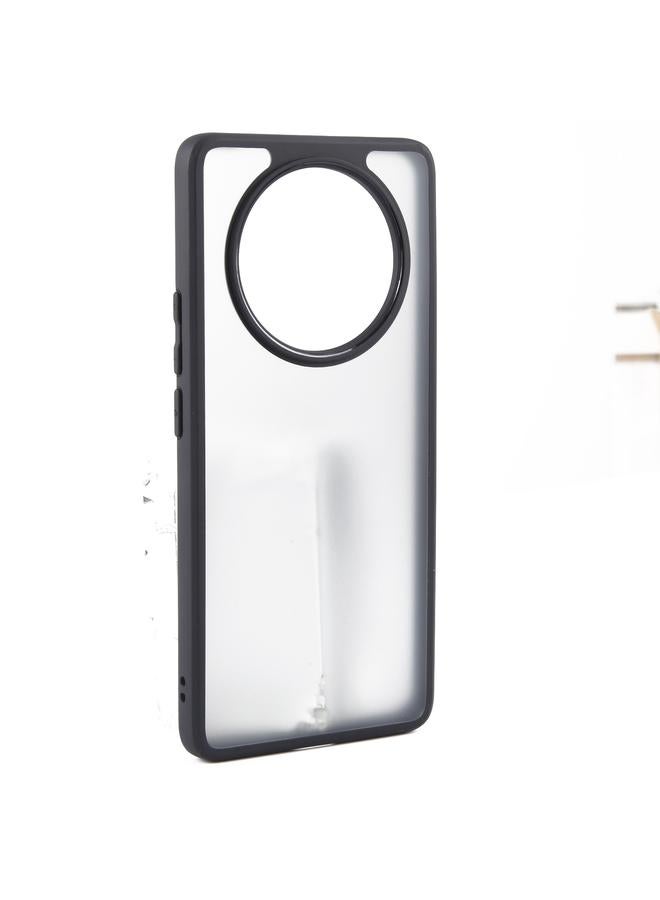 اس-توب جراب لهاتف Realme 11 Pro / 11 Pro+ مصنوع من مادة TPU + PC باللون الأسود غير اللامع - Image 1