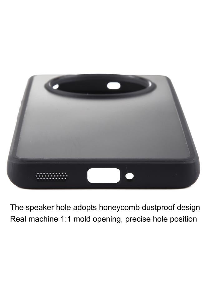 اس-توب جراب لهاتف Realme 11 Pro / 11 Pro+ مصنوع من مادة TPU + PC باللون الأسود غير اللامع - Image 5