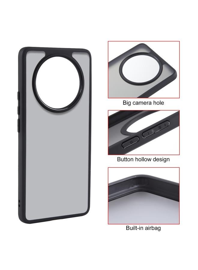 اس-توب جراب لهاتف Realme 11 Pro / 11 Pro+ مصنوع من مادة TPU + PC باللون الأسود غير اللامع - Image 3