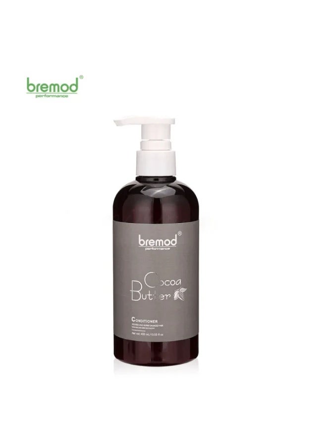 Bremod Cocoa Butter Conditioner - 400ml | Deep Nourishing for Dry & Damaged Hair | Restores Softness & Shine - Image 1